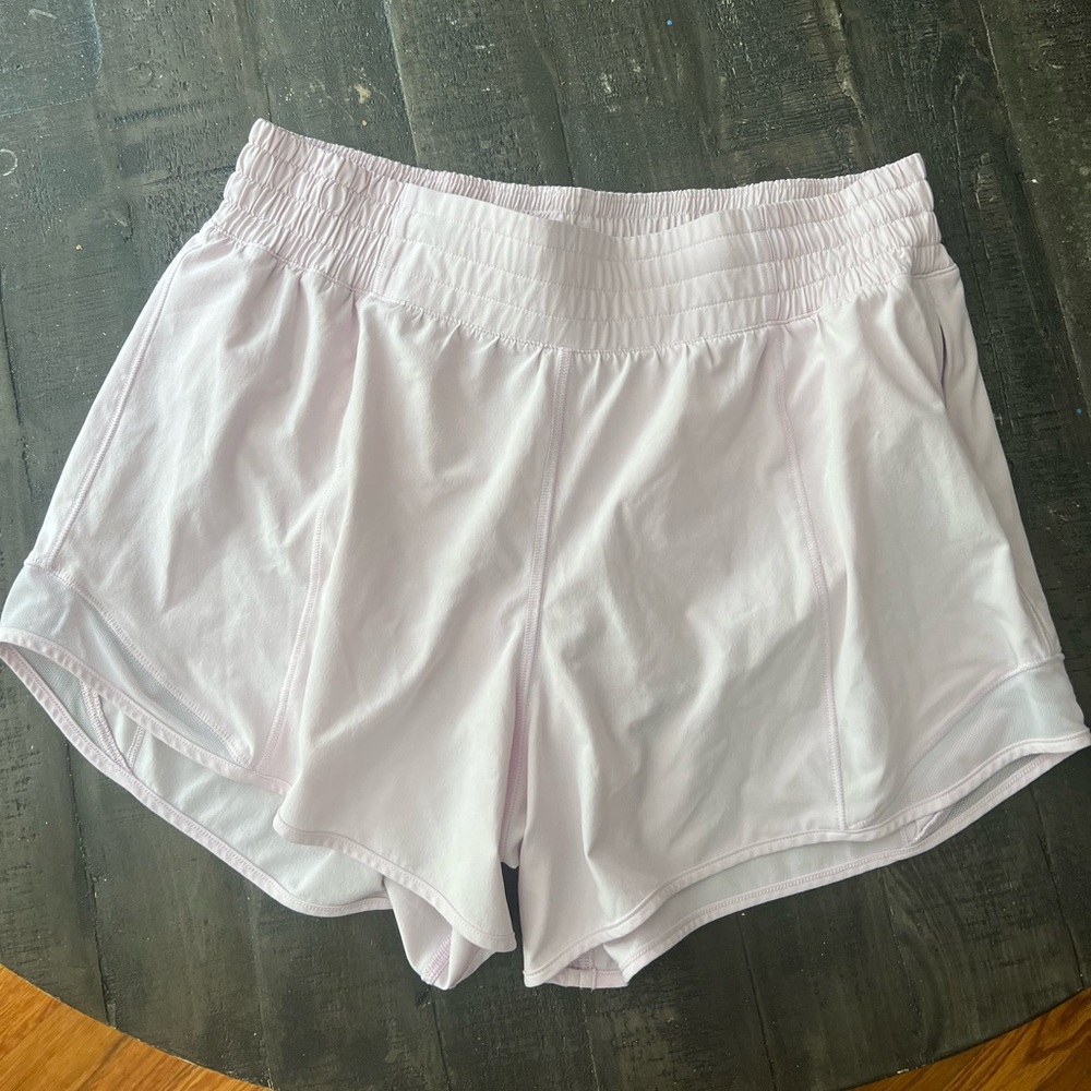 Light Pink Lululemon shorts- size 8